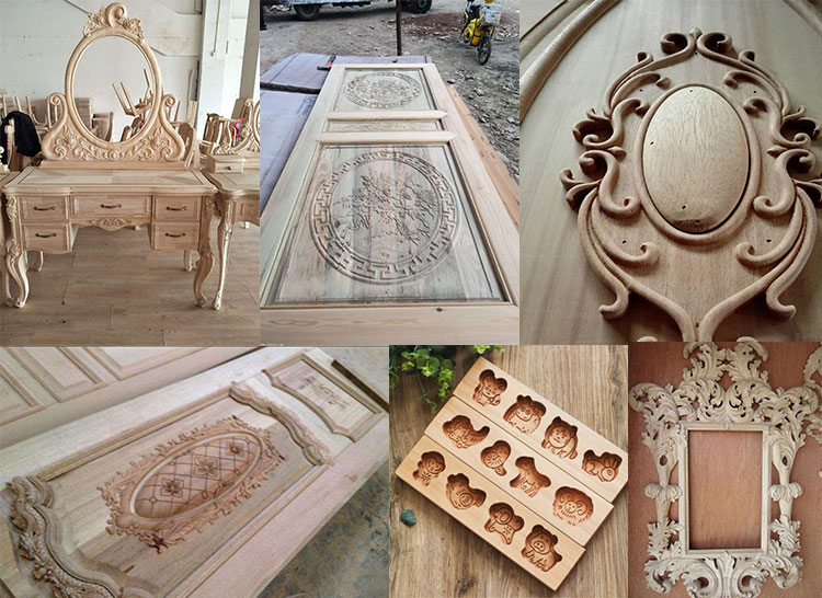 Woodworking-CNC-router-processing-samples Carpintería-CNC-enrutador-Procesamiento-Muestras
