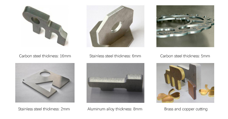 Muestras de procesamiento de la m&aacute;quina de corte de plasma