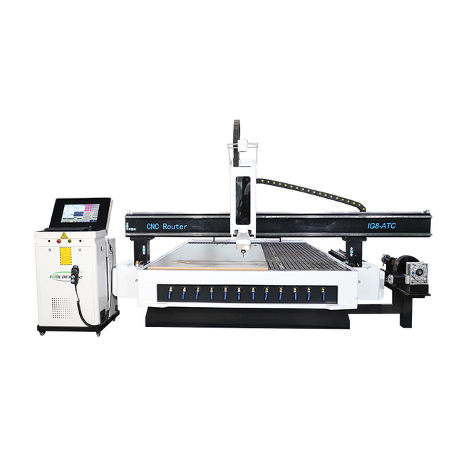 Enrutador CNC ATC 2130 4 eje con eje rotativo