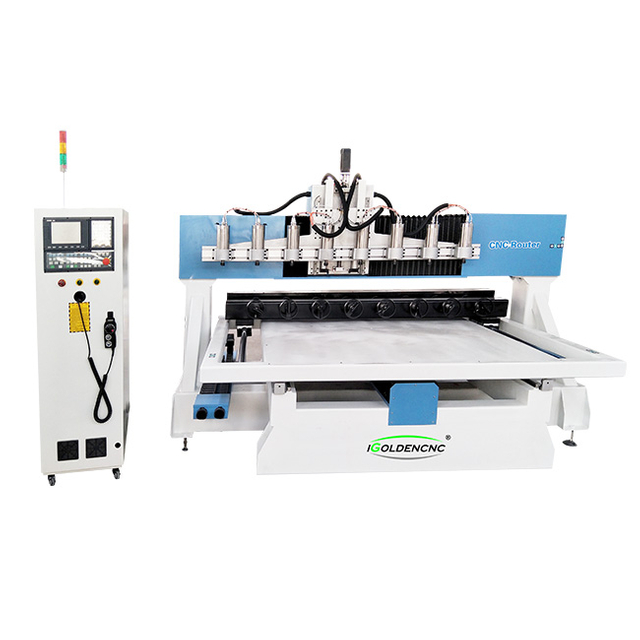 Enrutador CNC multi -cabezal de 4 eje