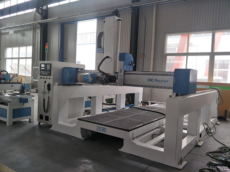Tipo dividido Polyfoam 4 eje enrutador CNC
