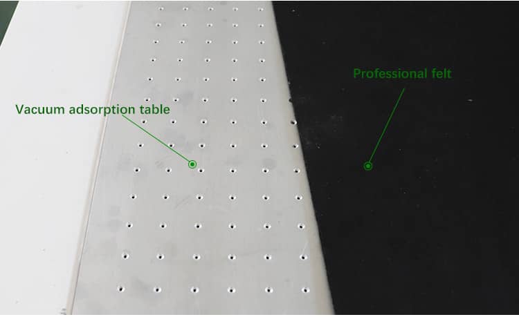Plataforma de aluminio de Honeycomb + fieltro de alta calidad