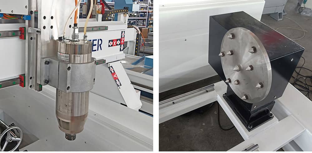 M&aacute;quina de grabado de madera cil&iacute;ndrica