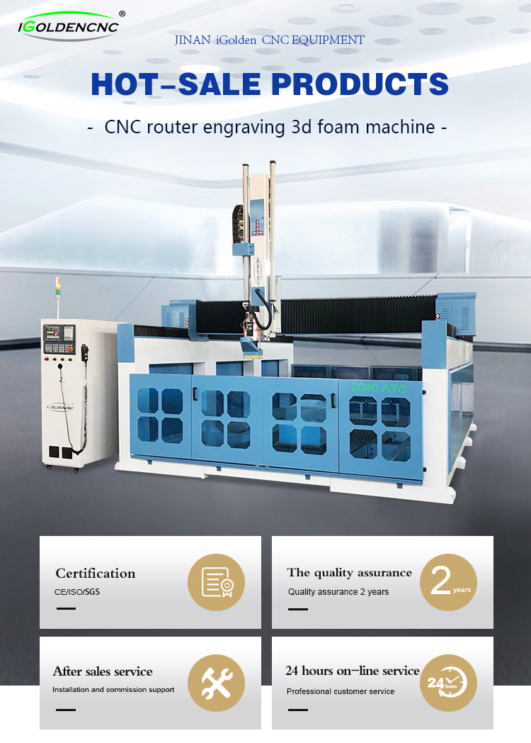 Nueva máquina de corte de espuma Hotwire de 4 ejes CNC