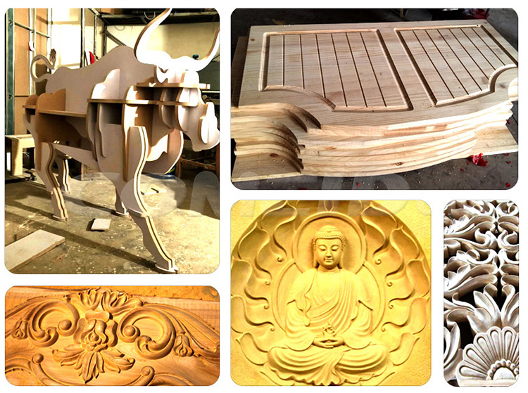 1730 5 Axis ATC Muestras de procesamiento del enrutador CNC