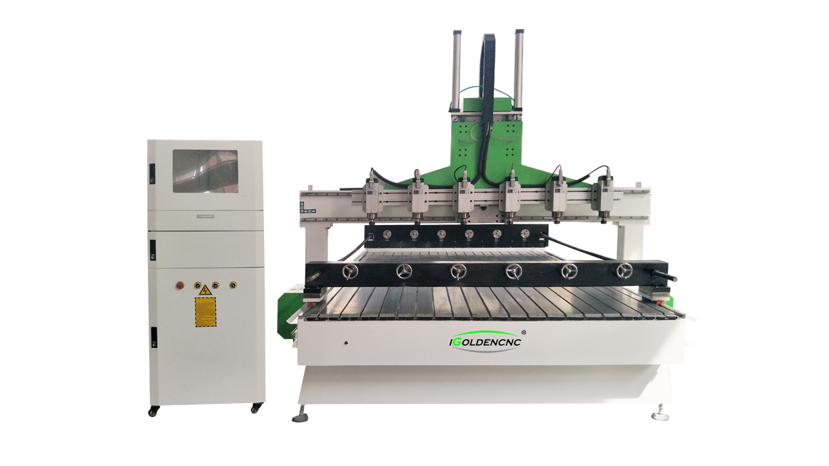 Plane / Stereo 4 Axis Multi-cabeza CNC Router