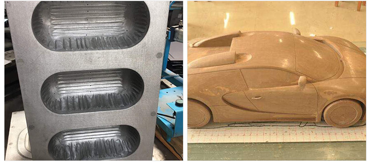 P&oacute;rtico en movimiento de 5 eje CNC