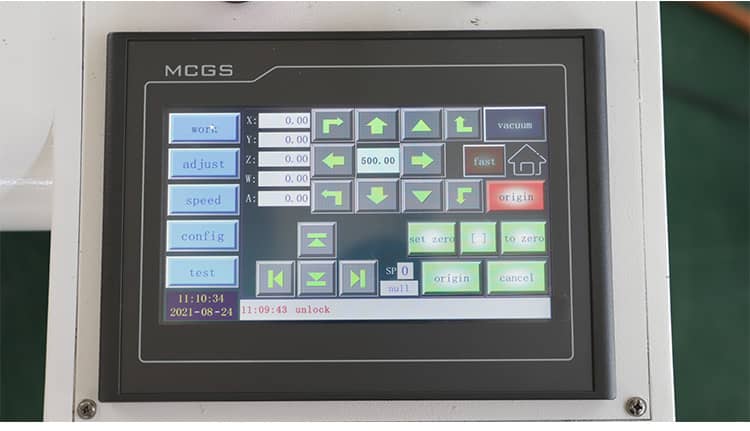 Sistema de m&aacute;quina de corte de cuero