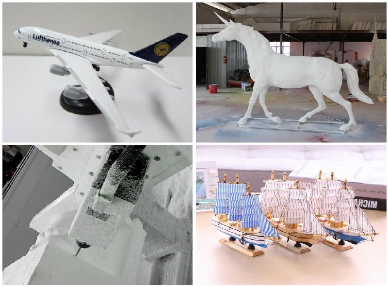 Corte de espuma de enrutador CNC 