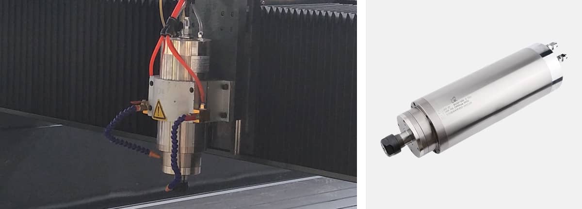 Huso de la m&aacute;quina de talla de piedra