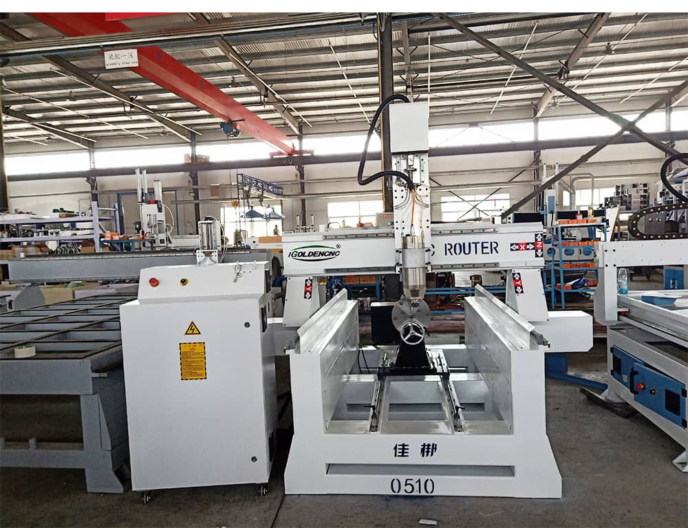 enrutador CNC con rotativo