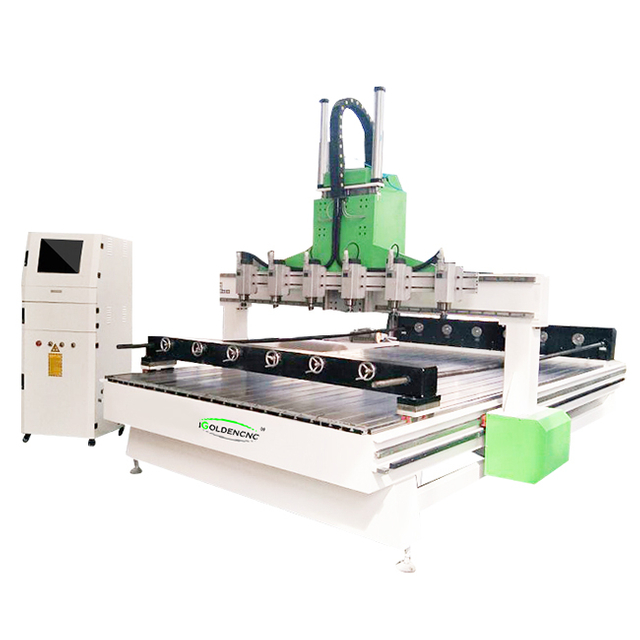 Plano/estereo 4 eje múltiple enrutador CNC